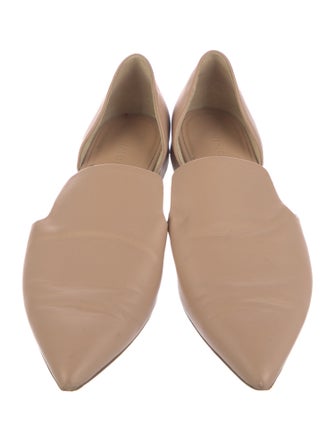 Vince Leather D'Orsay Flats