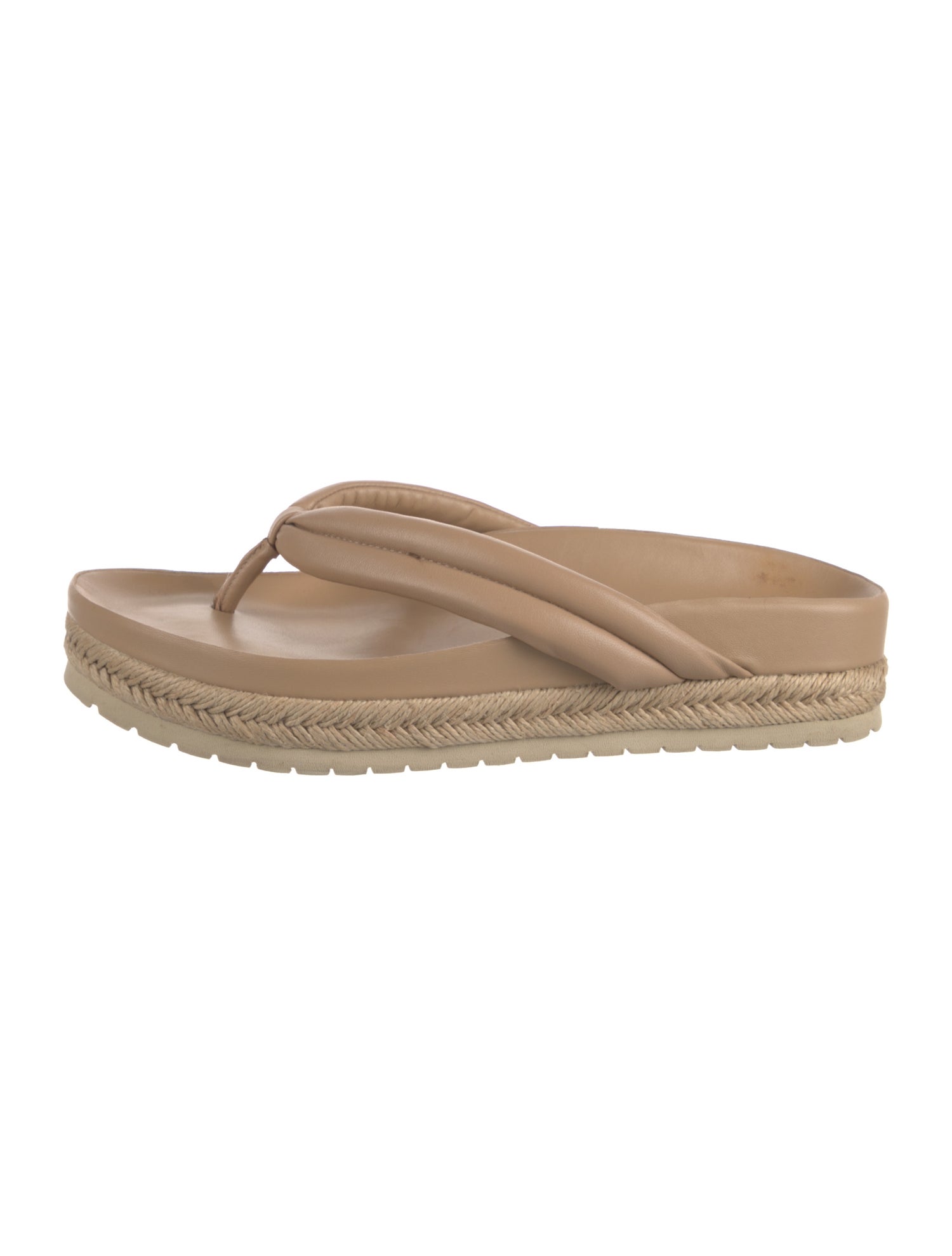 Vince Leather Flip Flops