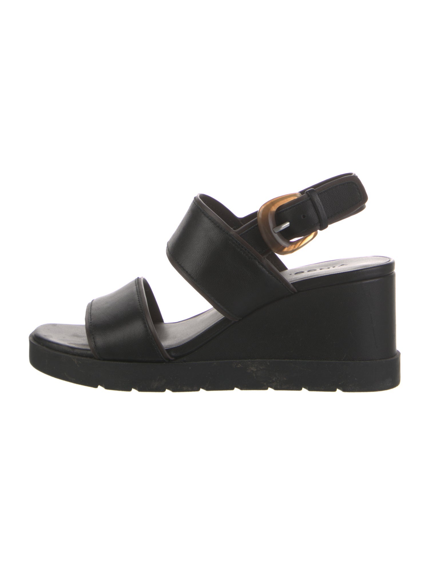 Vince Leather Slingback Sandals