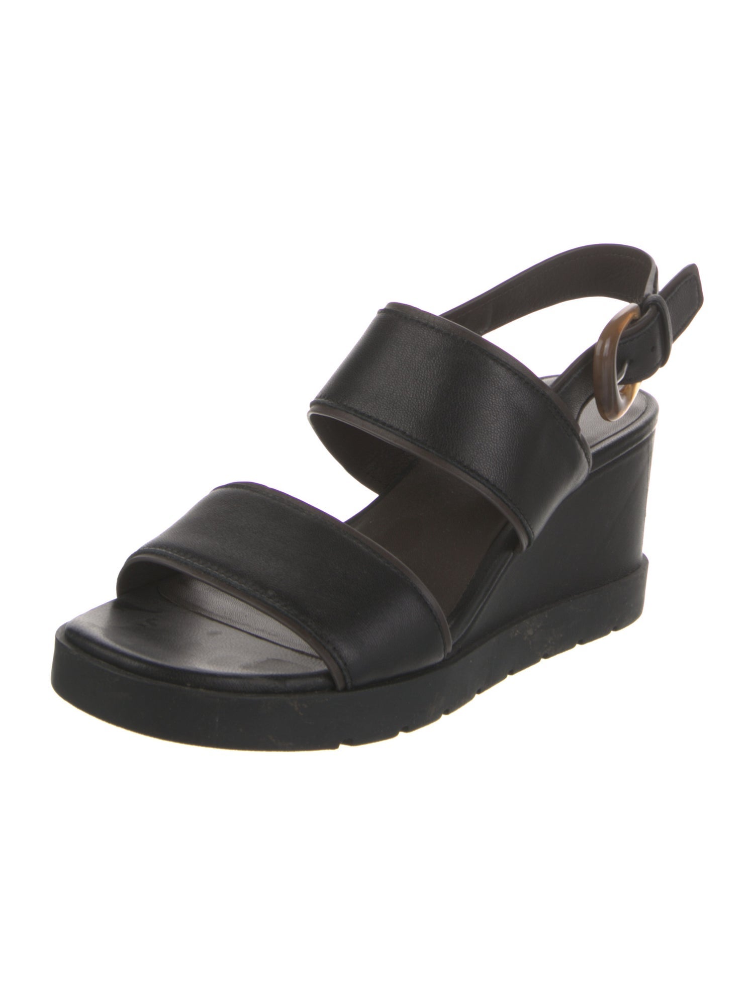 Vince Leather Slingback Sandals