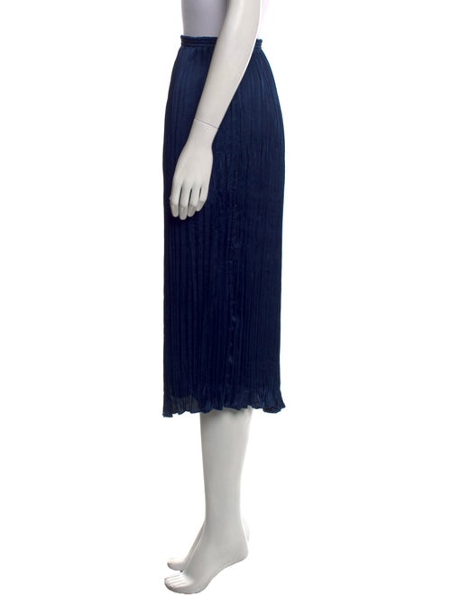 Vince Pleated Accents Midi Length Skirt