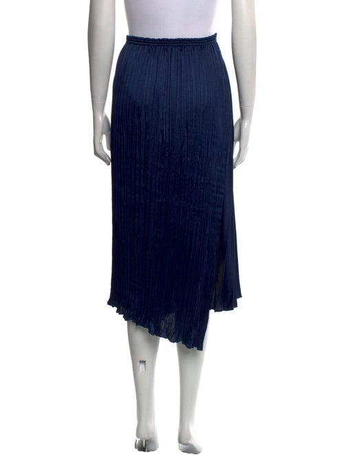 Vince Pleated Accents Midi Length Skirt