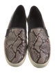 Vince Leather Animal Print Sneakers
