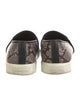 Vince Leather Animal Print Sneakers
