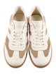 Vince Leather Animal Print Sneakers