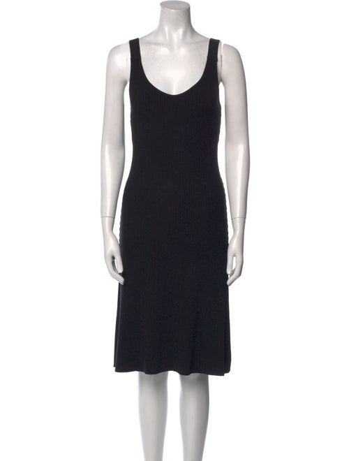 Vince Scoop Neck Knee-Length Dress