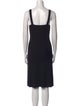 Vince Scoop Neck Knee-Length Dress