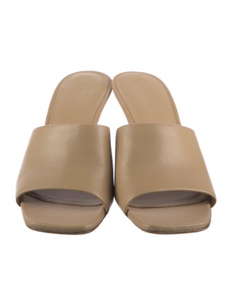 Vince Leather Slides