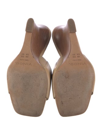 Vince Leather Slides