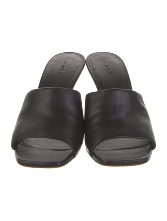 Vince Leather Slides
