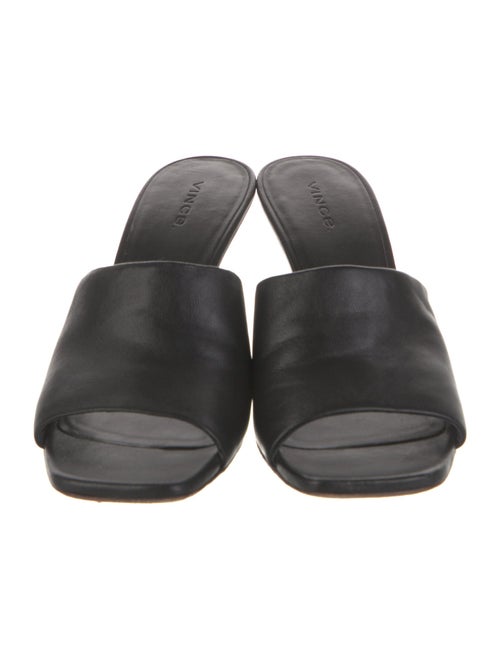 Vince Leather Slides