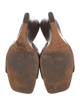 Vince Leather Slides