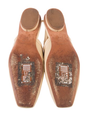 Vince Leather Slingback Flats