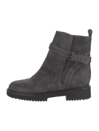 Vince Suede Moto Boots