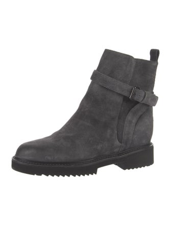 Vince Suede Moto Boots
