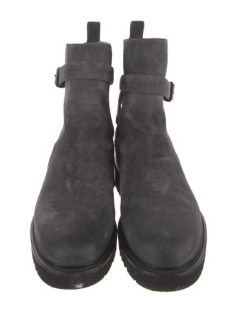 Vince Suede Moto Boots