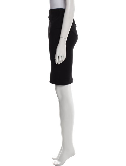 Vince Leather Trim Embellishment Knee-Length Skirt