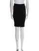 Vince Leather Trim Embellishment Knee-Length Skirt