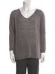 Vince Linen V-Neck Pullover