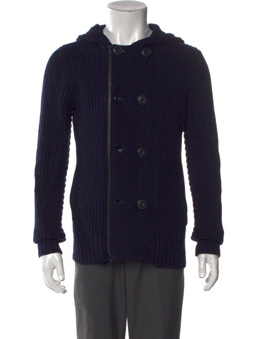 Vince Wool Crew Neck Cardigan