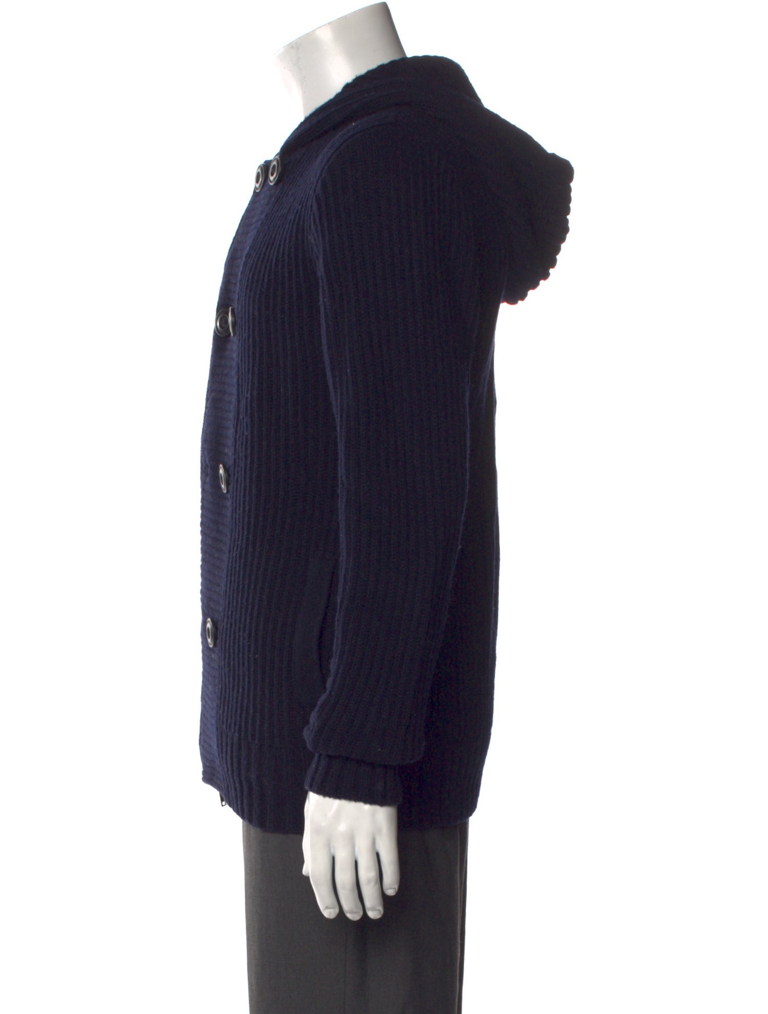 Vince Wool Crew Neck Cardigan