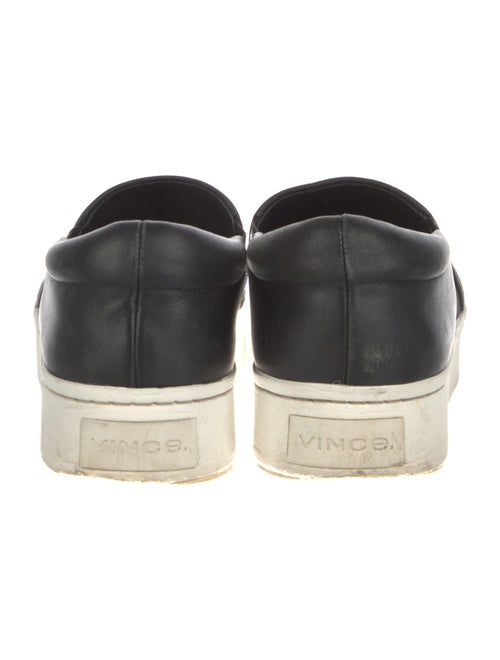 Vince Leather Colorblock Pattern Sneakers