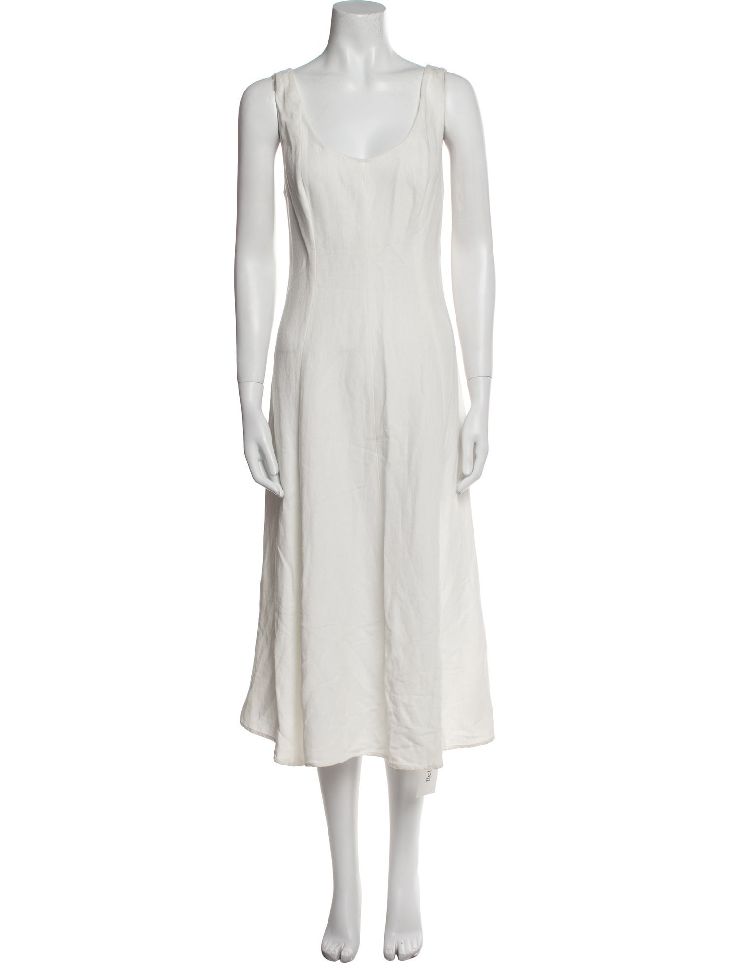 Vince Scoop Neck Midi Length Dress