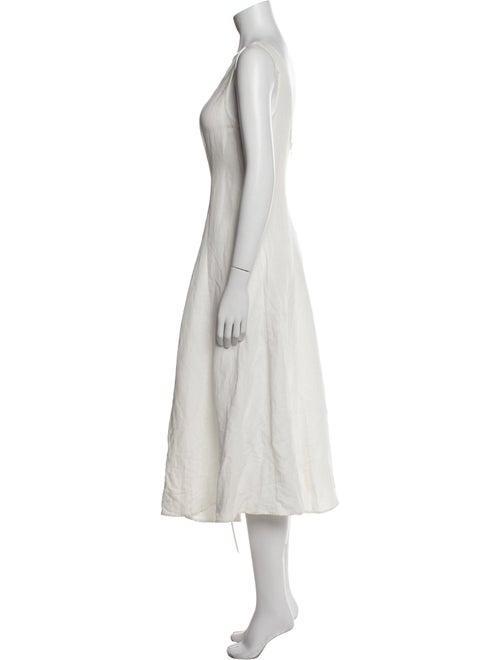 Vince Scoop Neck Midi Length Dress