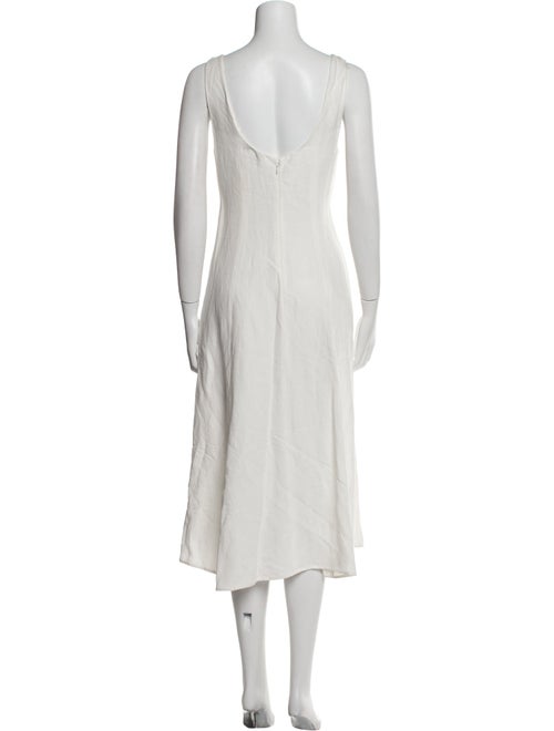 Vince Scoop Neck Midi Length Dress