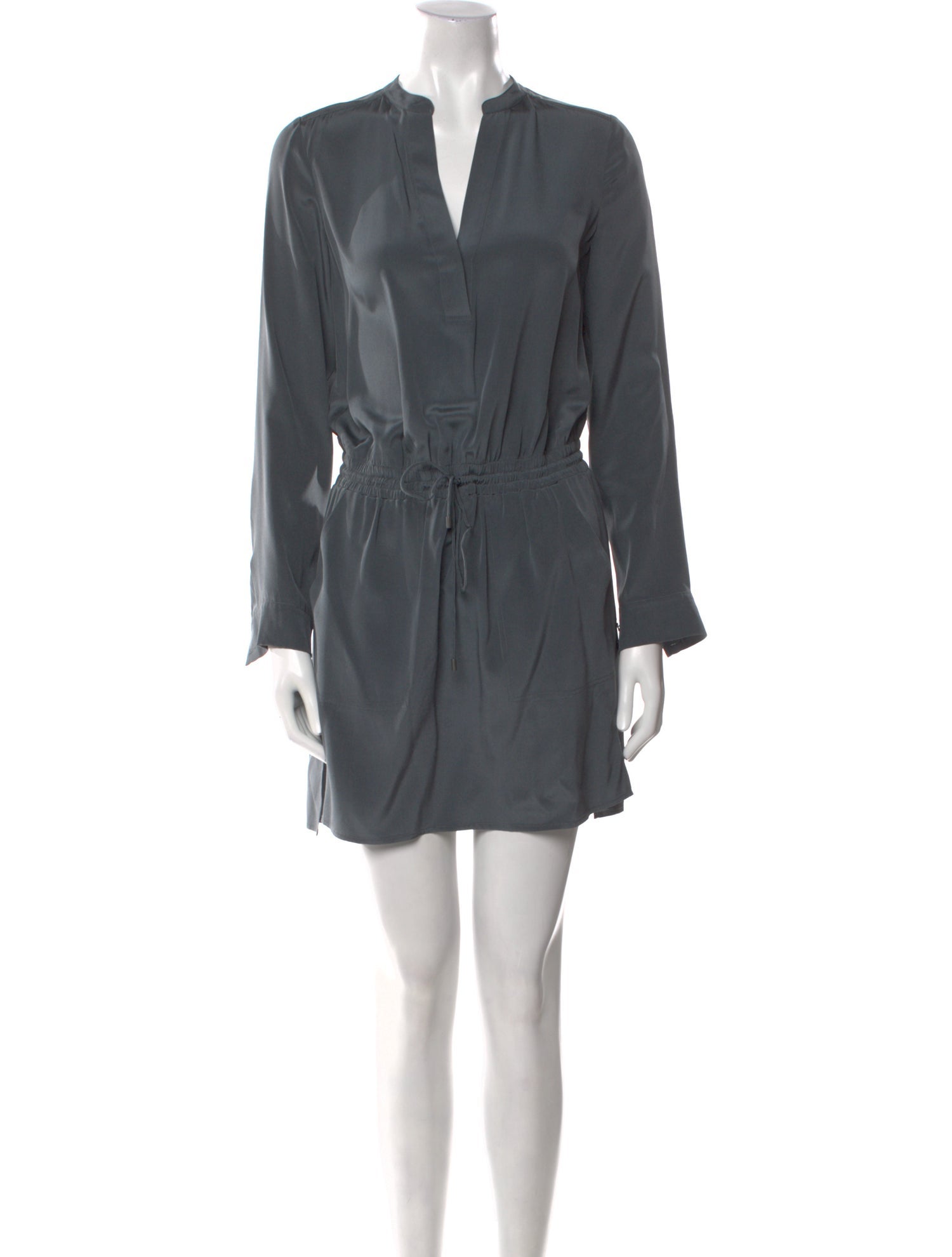 Vince V-Neck Mini Dress