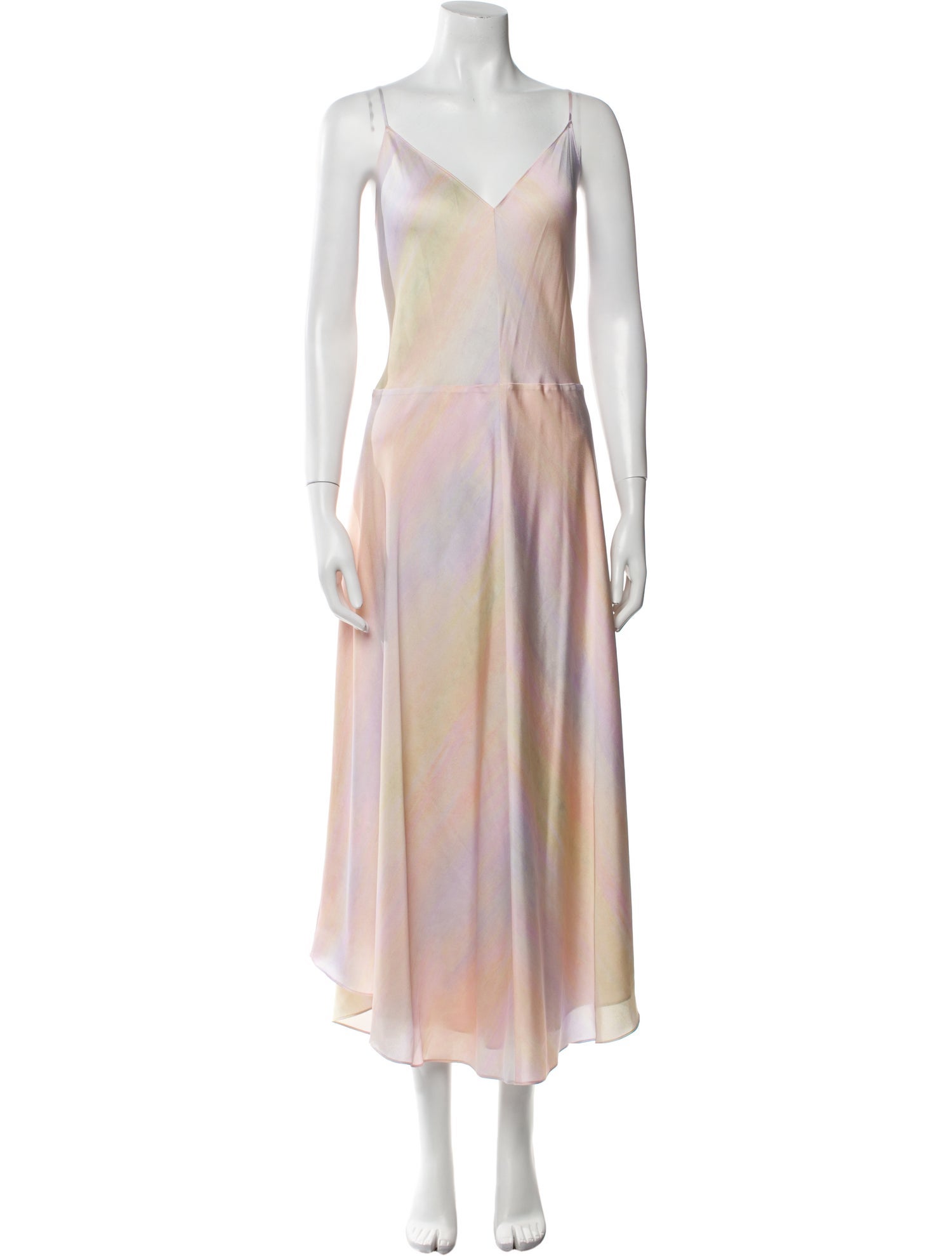 Vince Printed Long Dress