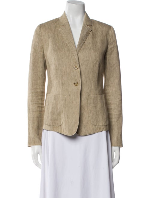 Vince Linen Striped Blazer