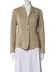 Vince Linen Striped Blazer