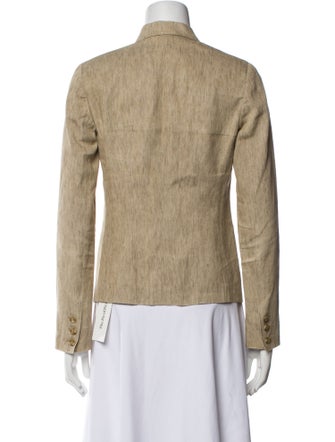 Vince Linen Striped Blazer