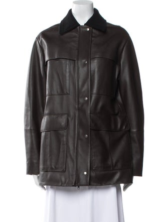 Vince Leather Coat