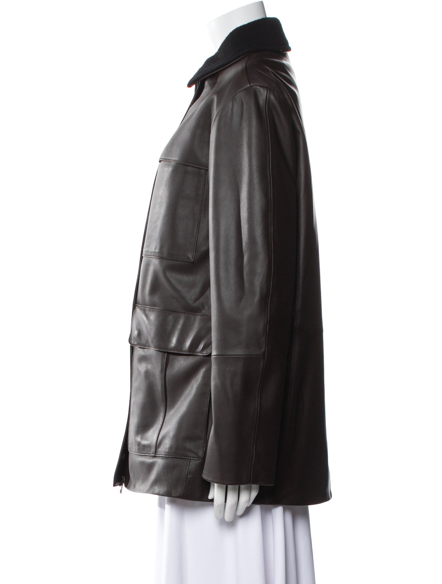 Vince Leather Coat