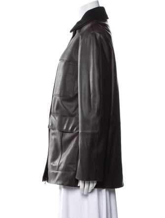 Vince Leather Coat
