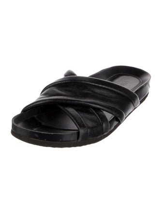 Vince Leather Slides