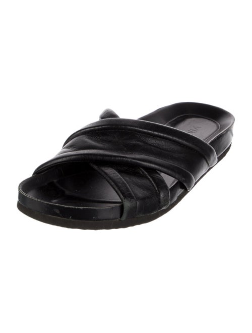 Vince Leather Slides