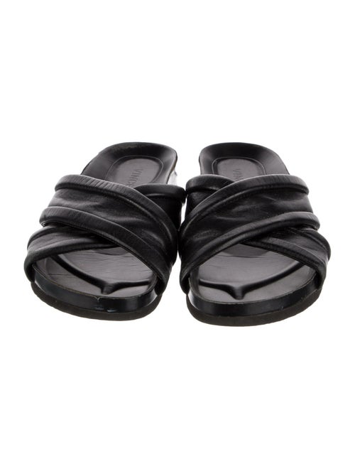 Vince Leather Slides
