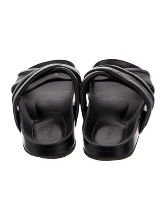 Vince Leather Slides