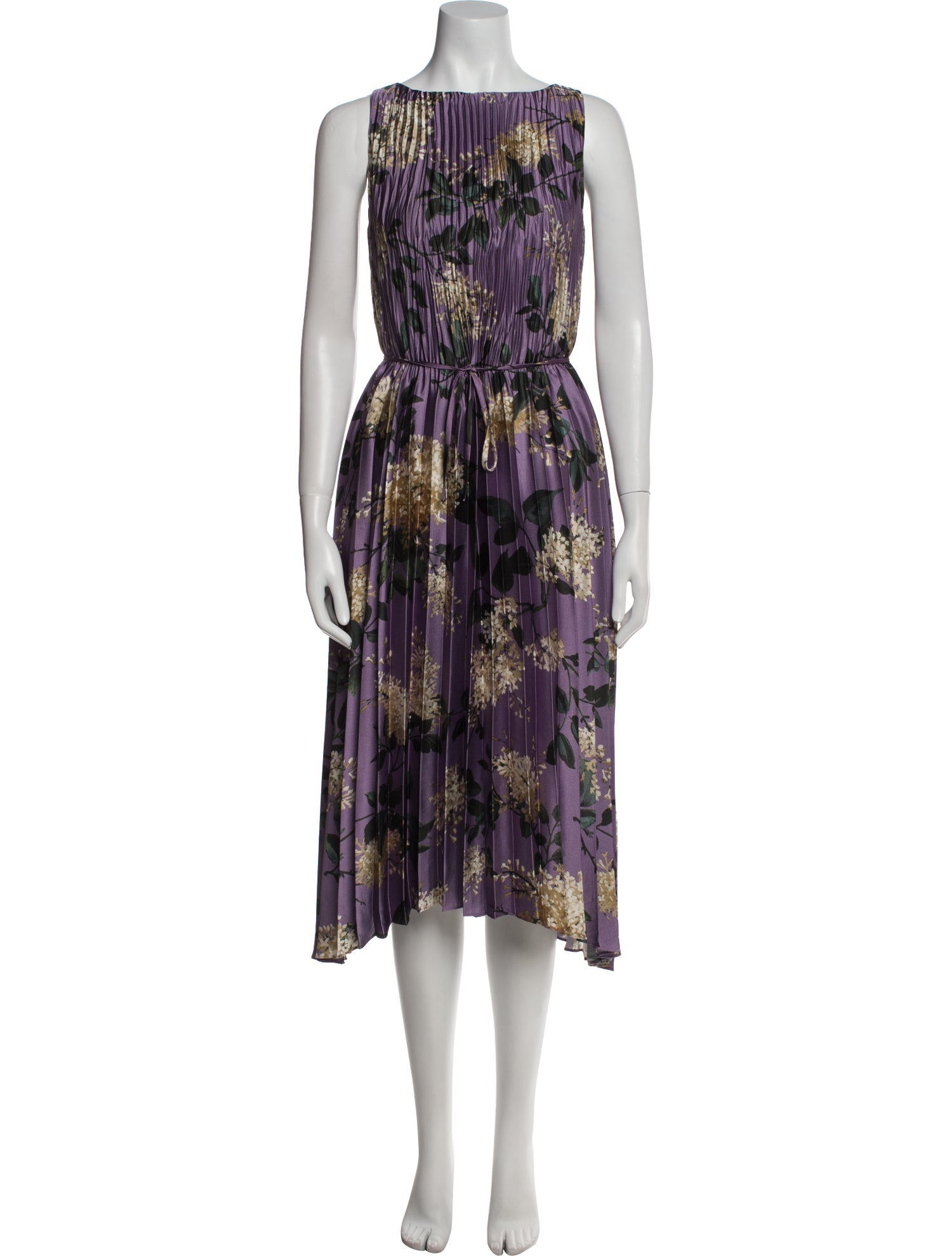 Vince Printed Midi Length Dress