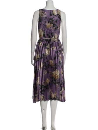Vince Printed Midi Length Dress