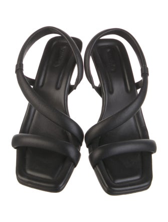 Vince Leather Slingback Sandals
