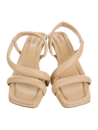 Vince Leather Slingback Sandals