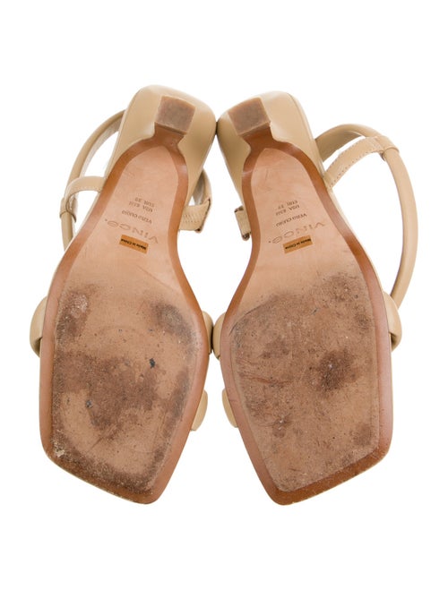 Vince Leather Slingback Sandals