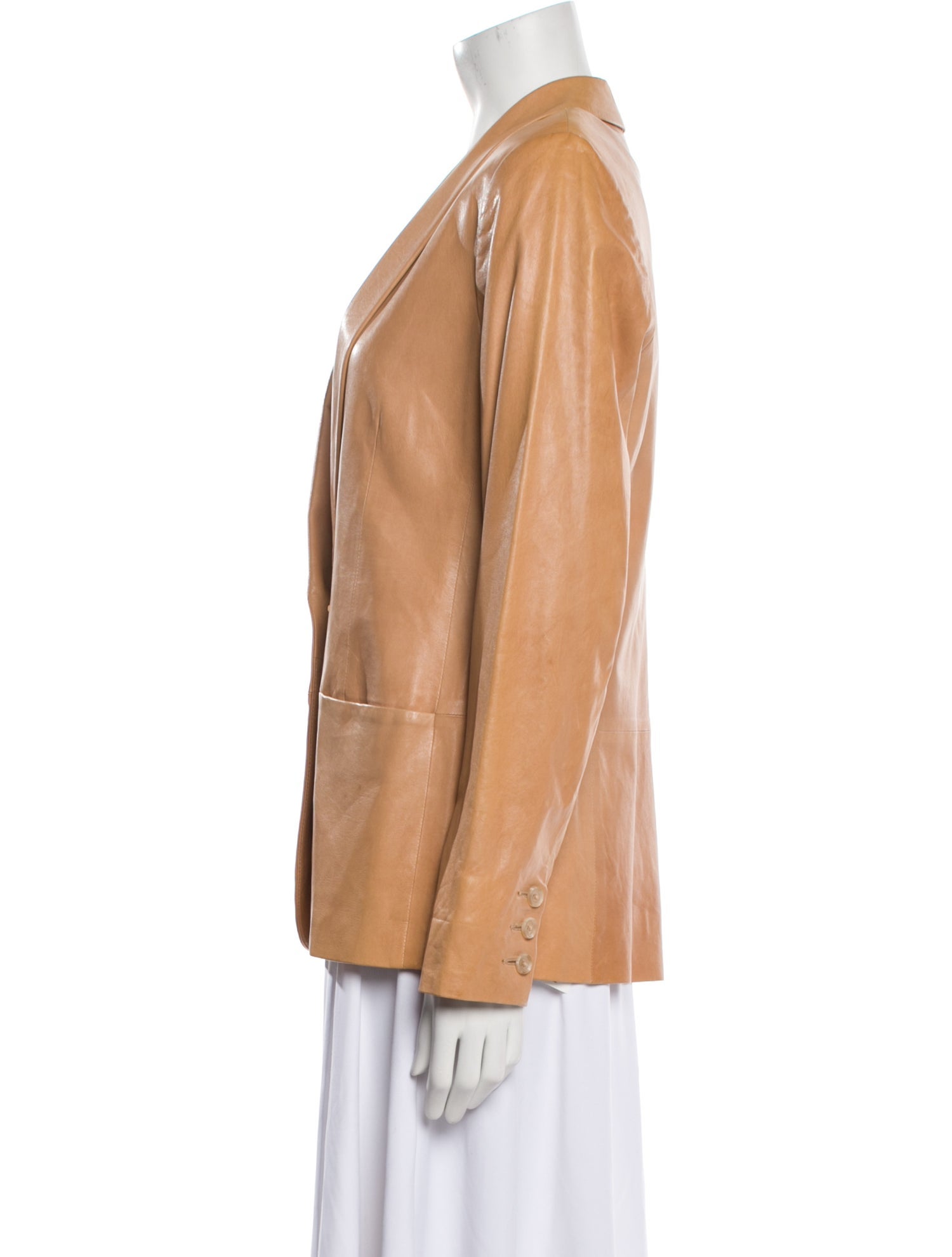 Vince Leather Blazer