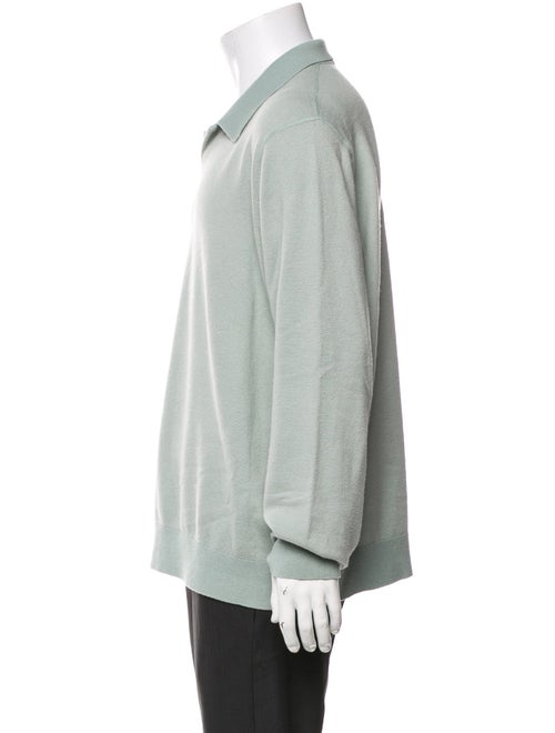 Vince Collar Long Sleeve Polo Sweater