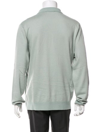 Vince Collar Long Sleeve Polo Sweater