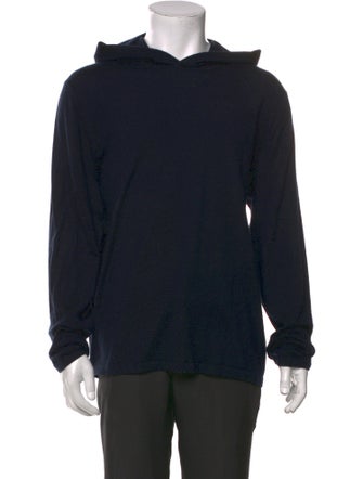 Vince Wool Crew Neck Polo Sweater